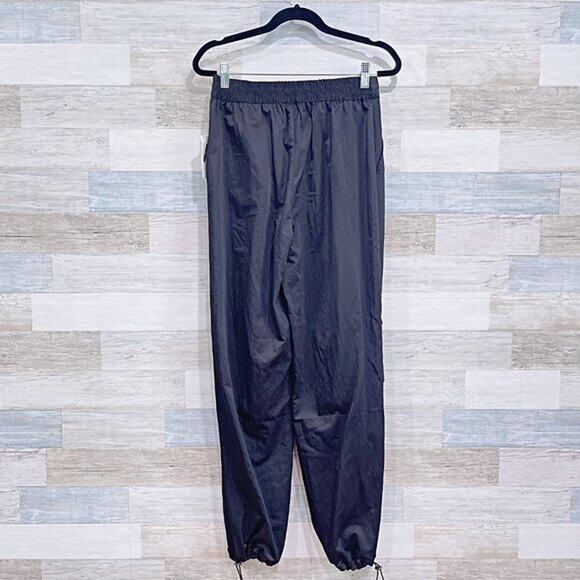 A NEW DAY High Rise Parachute Pants Black High Rise Woven Womens 0 - Picture 3 of 7